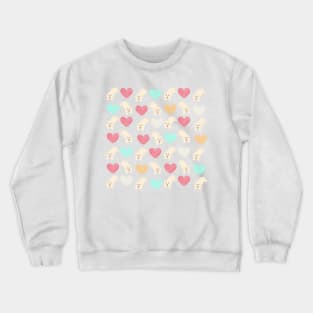 awww my heart Crewneck Sweatshirt